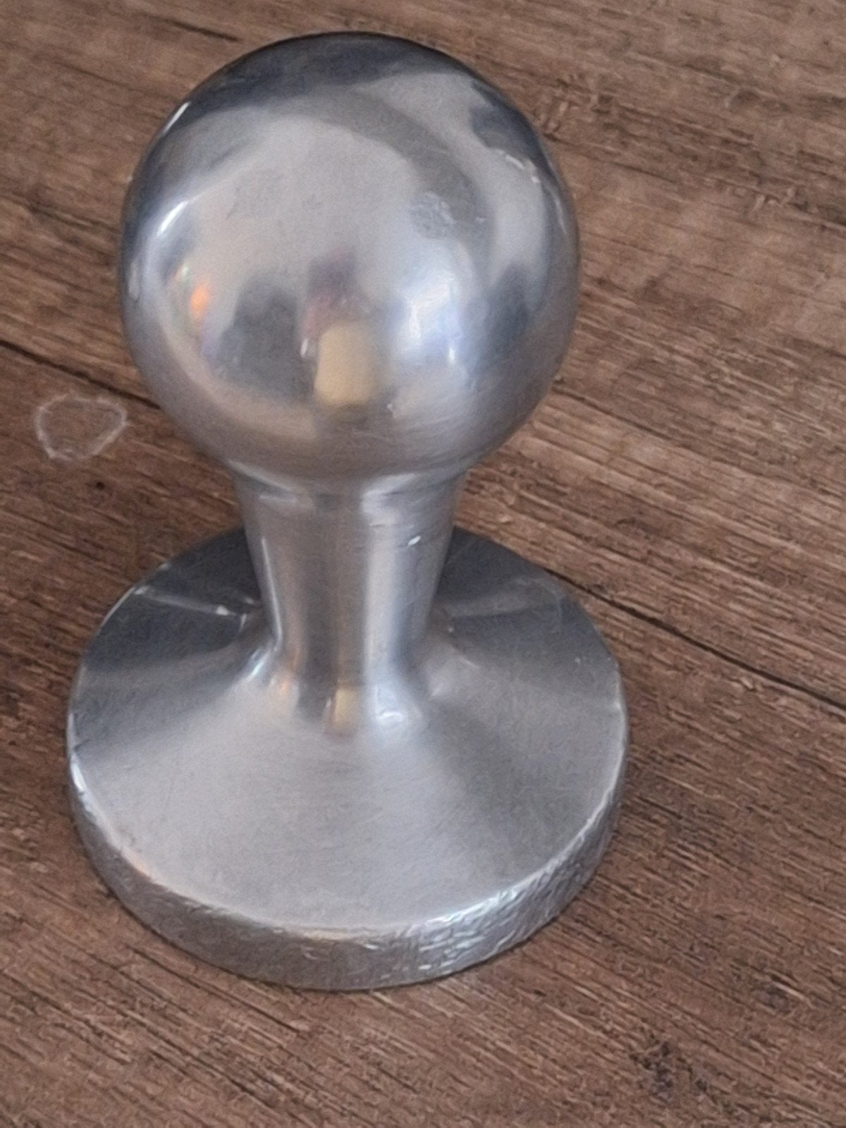 Aluminium koffie tamper - Barista tool, Zilver, Ophalen of Verzenden, Metaal, Overige merken
