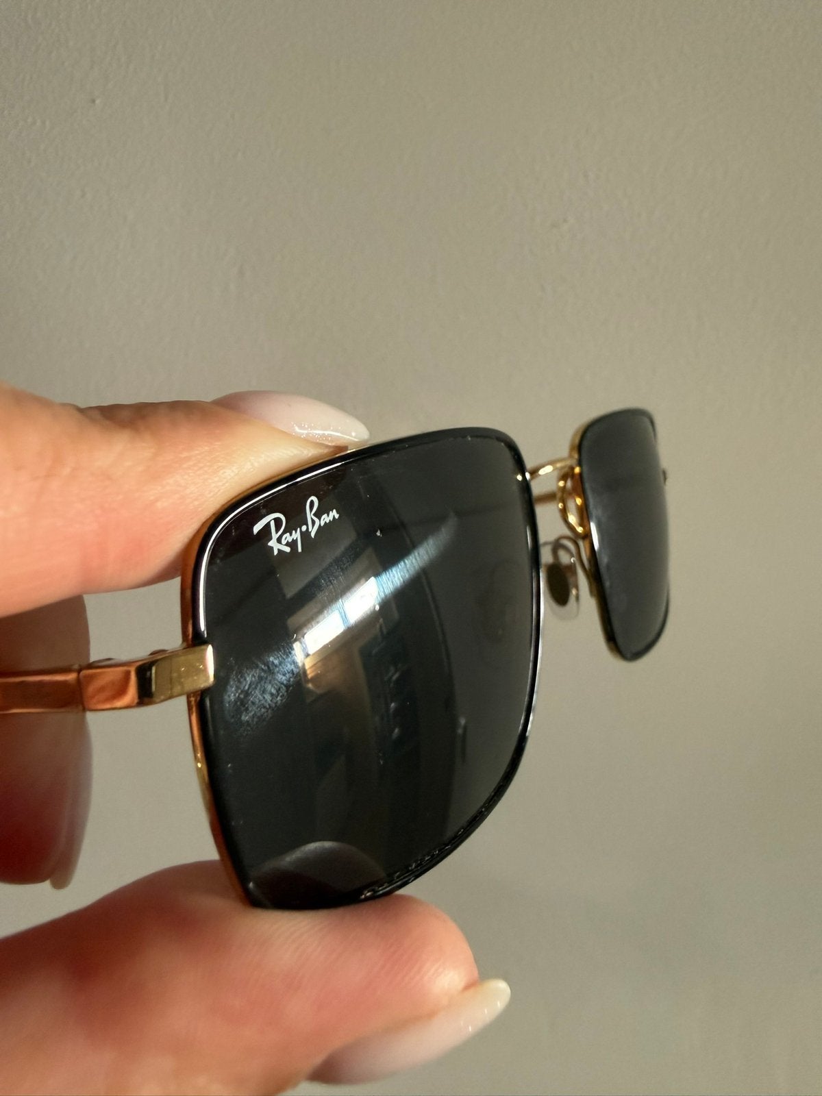 Ray-ban 3669 zonnebril bril zwart goudkleurig, Ophalen of Verzenden, Zo goed als nieuw, Zwart, Ray-Ban