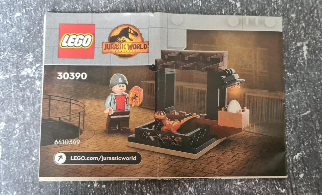 LEGO Jurassic World Dominion Polybag 30390: Dinosaurus markt, Ophalen of Verzenden, Nieuw