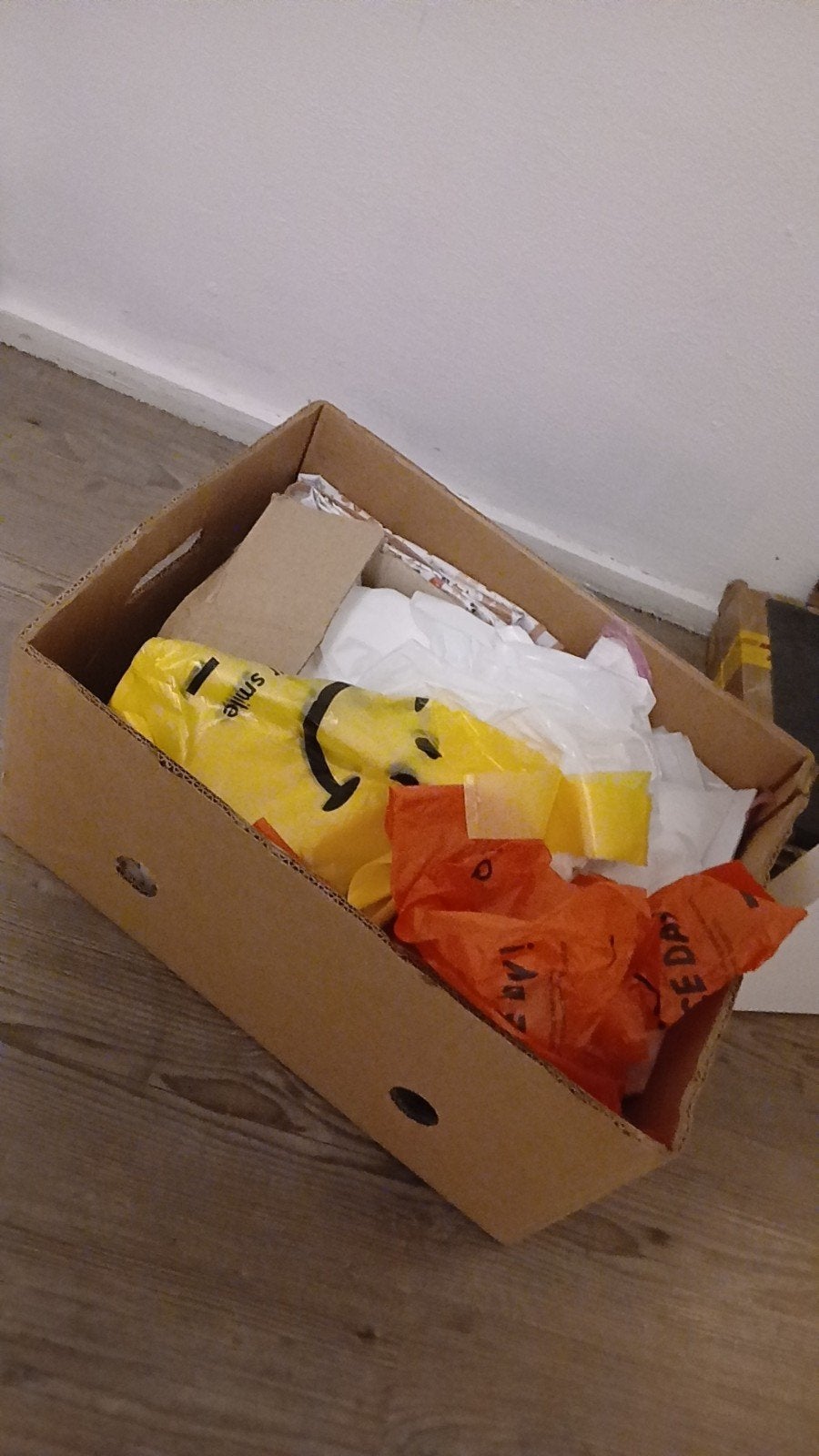 Doos vol plastic tasjes, Diversen, Cadeaupapier, Ophalen, Nieuw