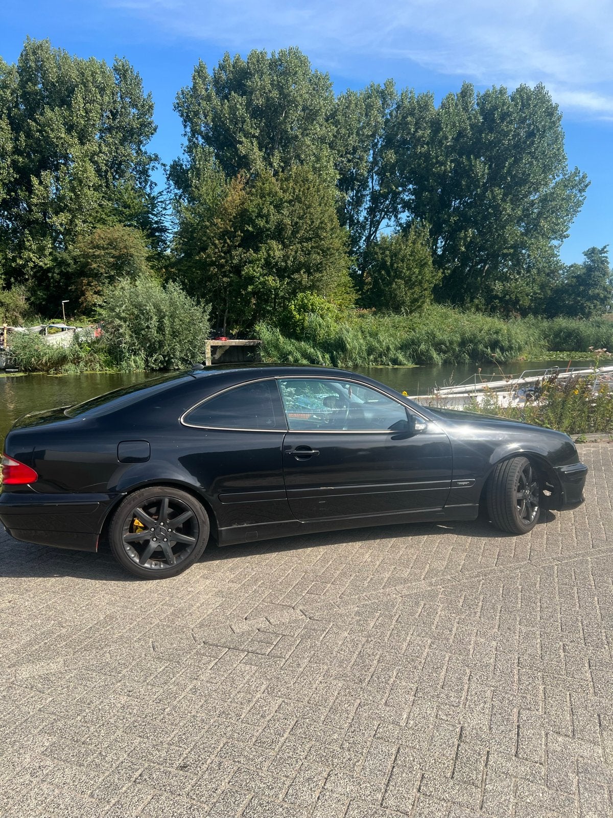 Mercedes CLK 430 V8 AUTOMAAT vol opties, 4 stoelen, Zwart, 1455 kg, Geïmporteerd