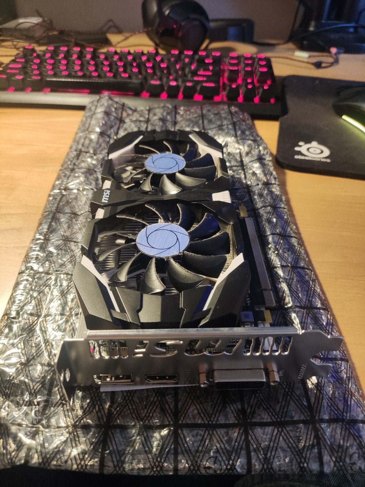 MSI GeForce GTX 1050 Ti 4GT OC, Computers en Software, Videokaarten, PCI-Express 3, Gebruikt, HDMI, Ophalen of Verzenden