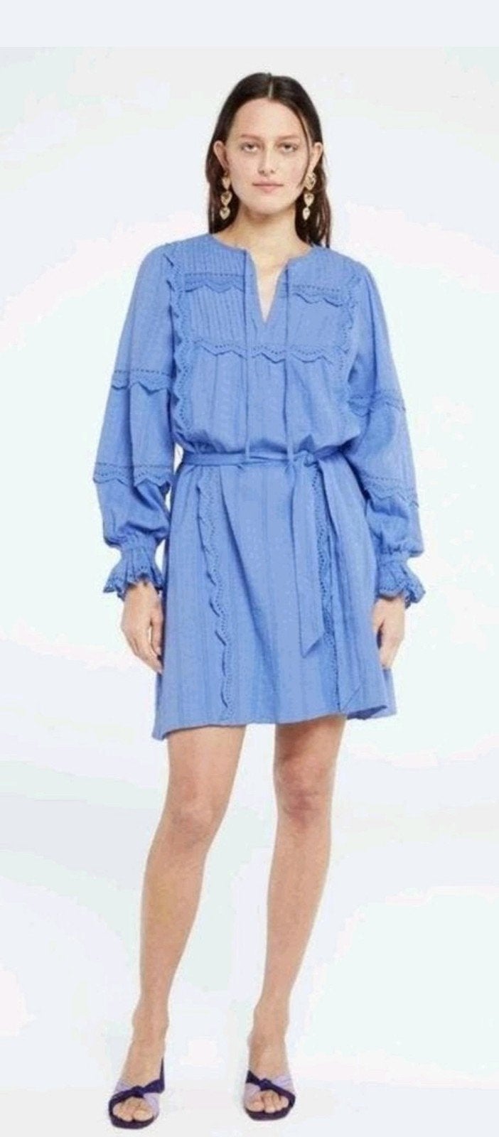 Fabienne Chapot Jeanine jurk maat 36 *nieuw *, Blauw, Nieuw, Ophalen of Verzenden, Fabienne Chapot