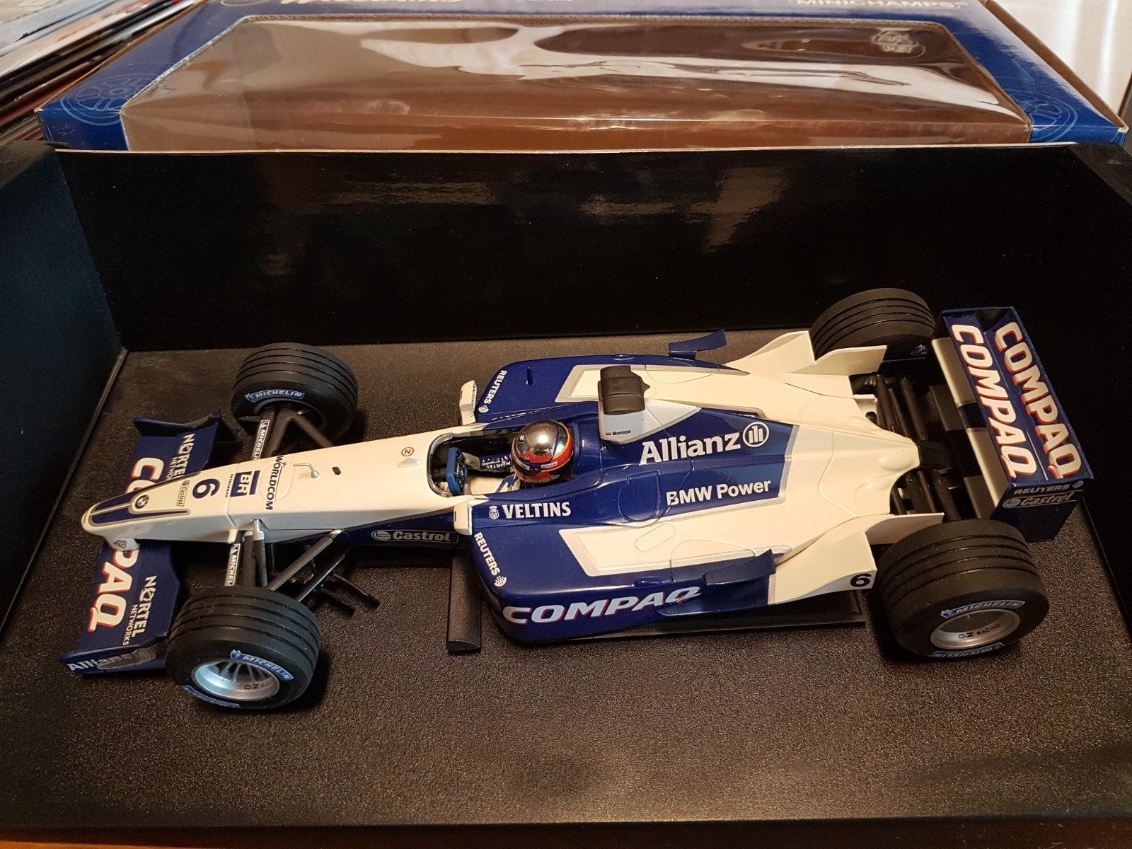 f1 Williams bmw fw23 Juan pablo Montoya 2001, Ophalen of Verzenden, Zo goed als nieuw, Auto, MiniChamps