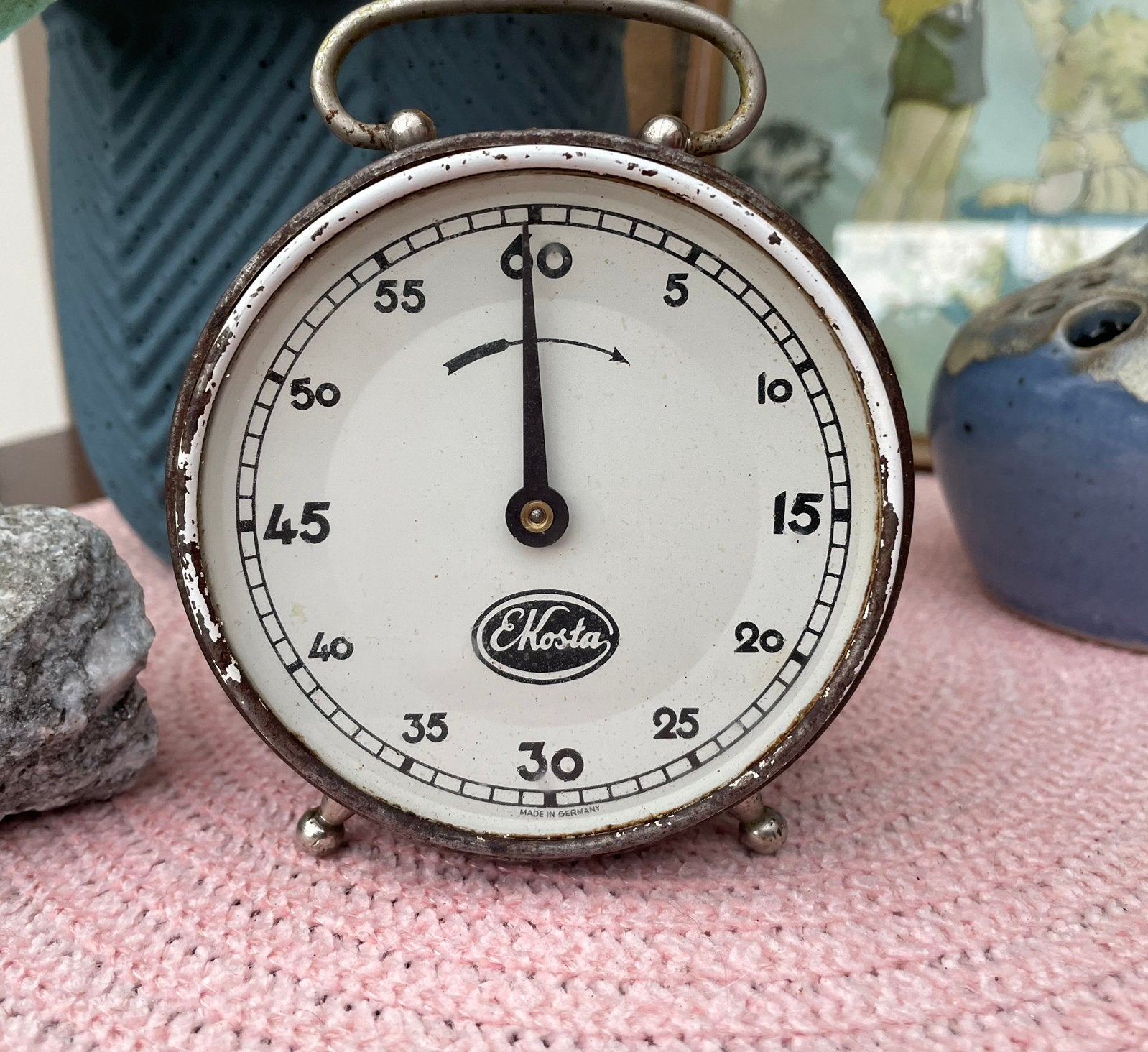 WERKT!! Vintage EKosta Kookwekker - Made in Germany, Ophalen of Verzenden