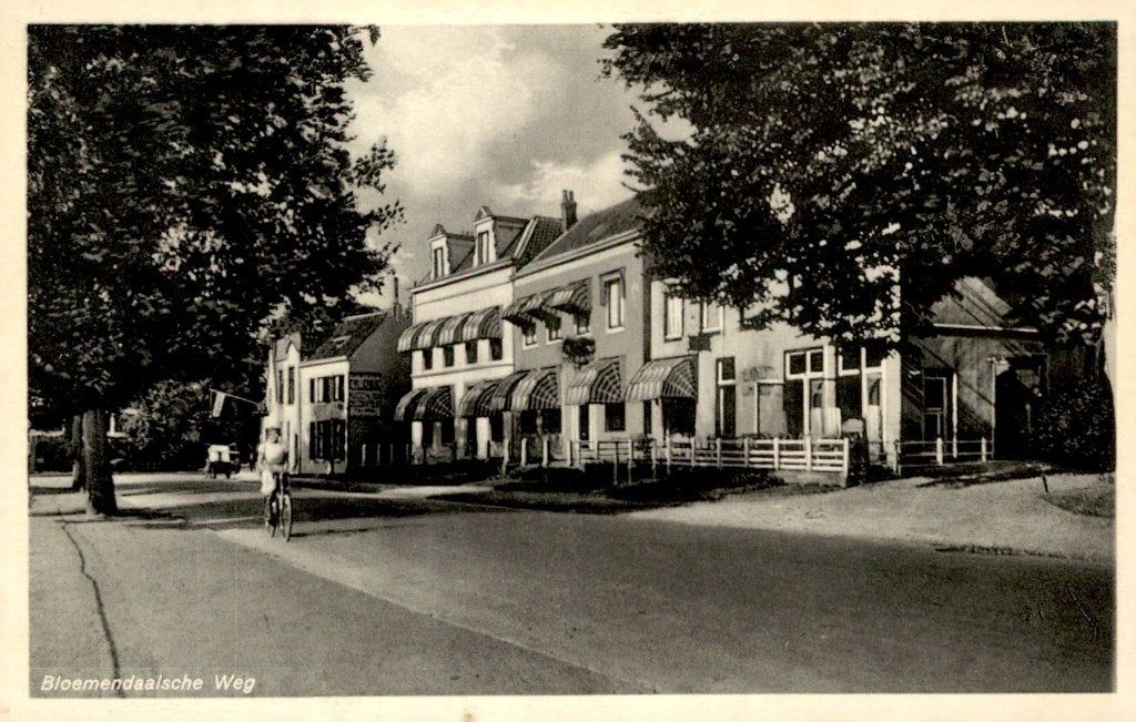 Bloemendaal Bloemendaalsche weg # 123, Verzenden, 1920 tot 1940, Gelopen, Noord-Holland