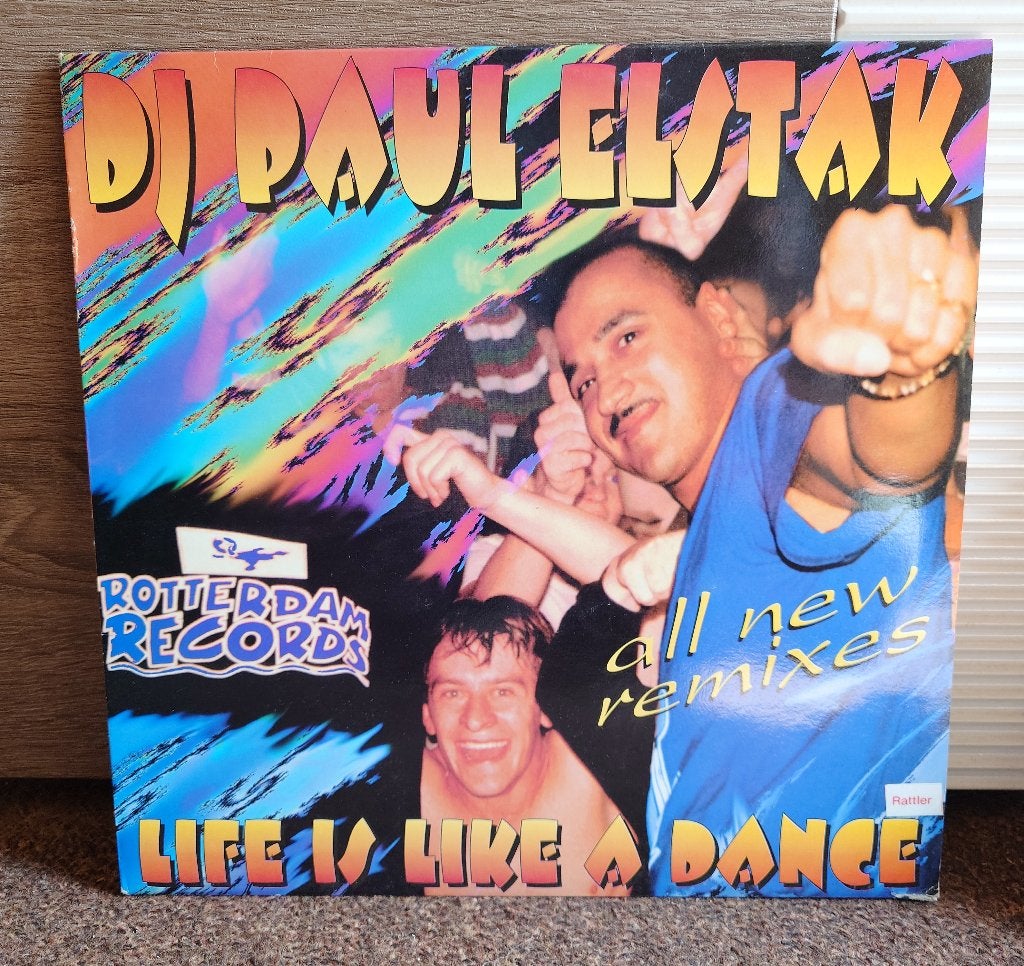 DJ Paul Elstak - Life Is Like A Dance (Remixes) Vinyl, Cd's en Dvd's, Vinyl | Dance en House, Verzenden, Zo goed als nieuw, 12 inch