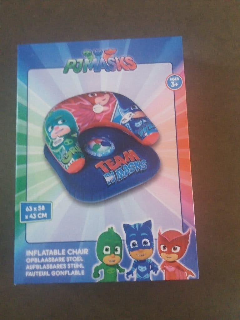 Opblaasbare strand (kinder-)stoel 63x58x43 cm Team PJ Masks, Kinderen en Baby's, Ophalen of Verzenden, Nieuw