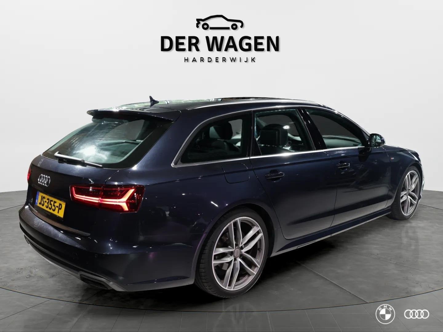 Audi A6 Avant 1.8 TFSI Sport / 3x S-LINE / SCHUIFDAK / 20" /, Voorwielaandrijving, Met garantie (alle), Blauw, Leder en Stof
