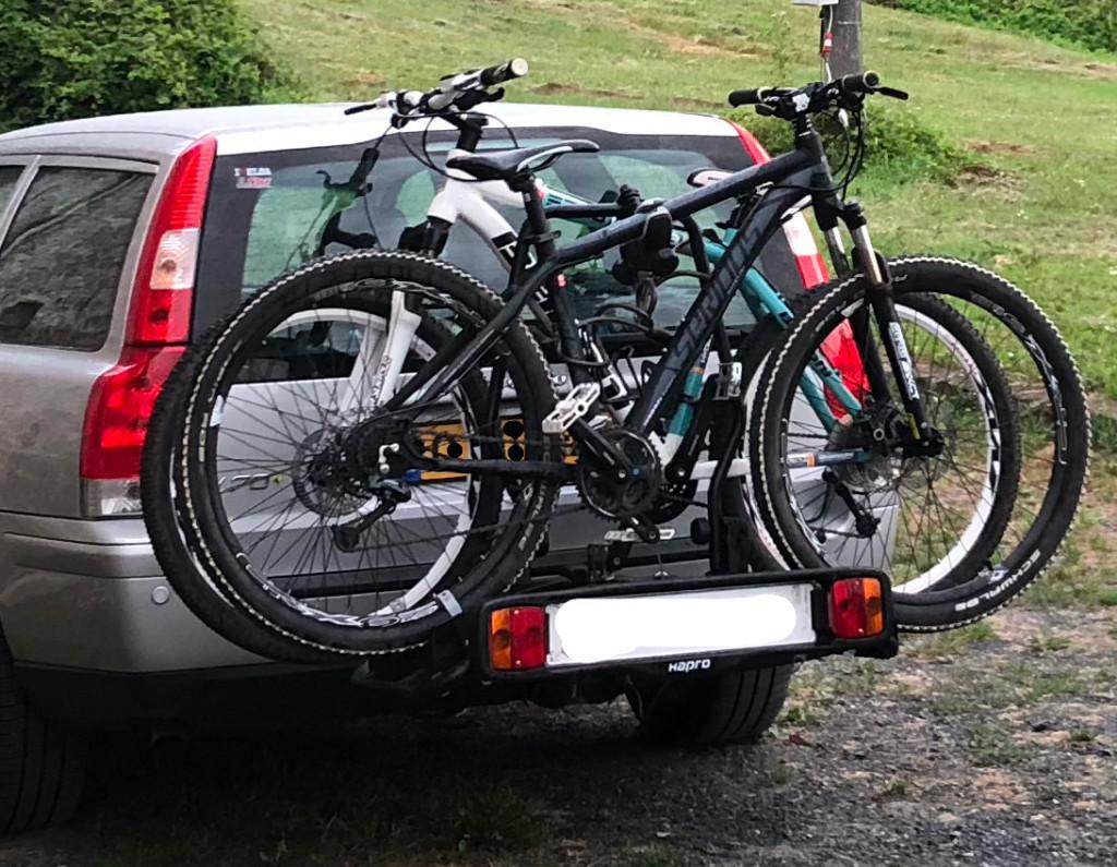 hapro atlas 2 fietsendrager nog als nieuw!, Auto diversen, Fietsendragers, Ophalen, 2 fietsen, Zo goed als nieuw, Trekhaakdrager