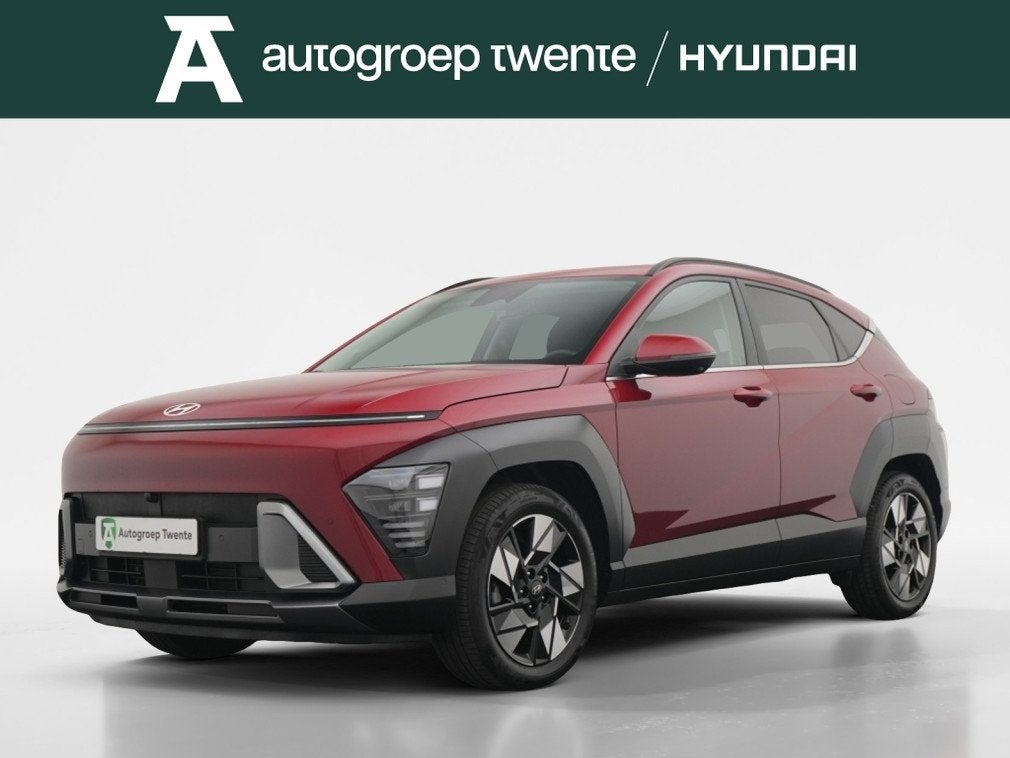 Hyundai KONA 1.6 GDI HEV Premium | Private Lease 579,- p.m., Auto's, 12 maanden, Gebruikt, Adaptive Cruise Control, Leder en Stof