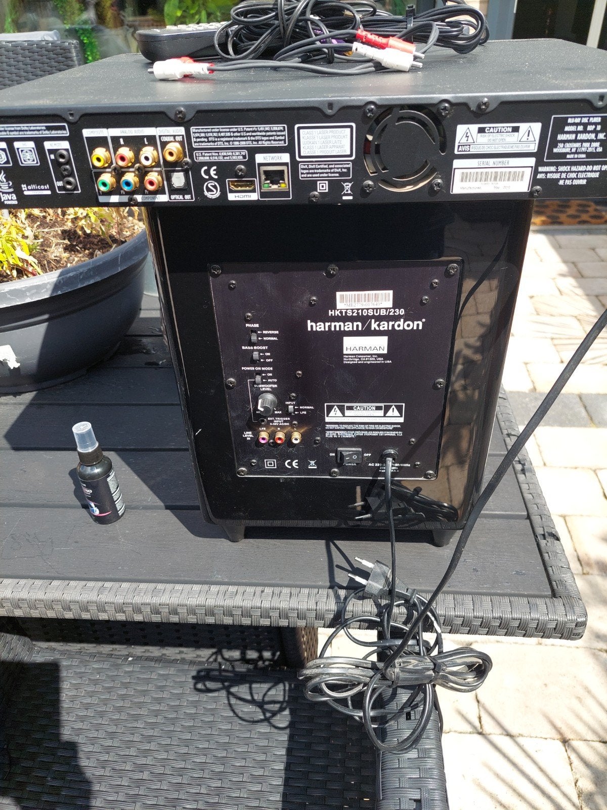 subwoofer hartman, Ophalen