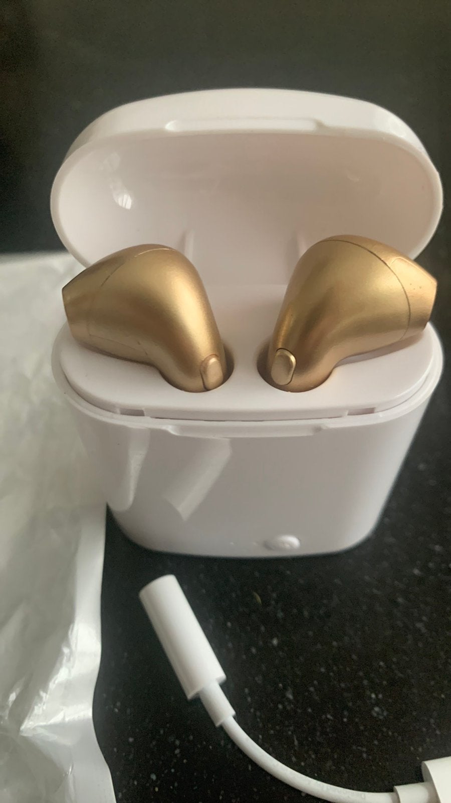 Draadloze TWS Oordopjes V5.0+EDR met Oplaadcase Goud, In gehoorgang (in-ear), Bluetooth, Nieuw, Ophalen of Verzenden