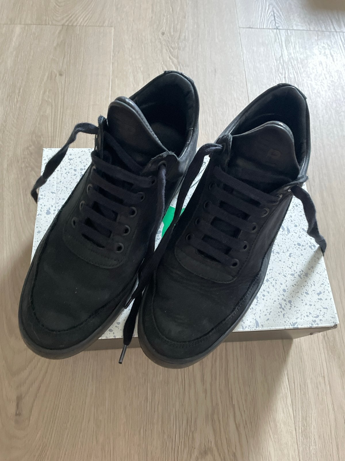 Filling Pieces Low Top sneakers zwart maat 42, Ophalen of Verzenden, Gedragen, Zwart, Sneakers of Gympen