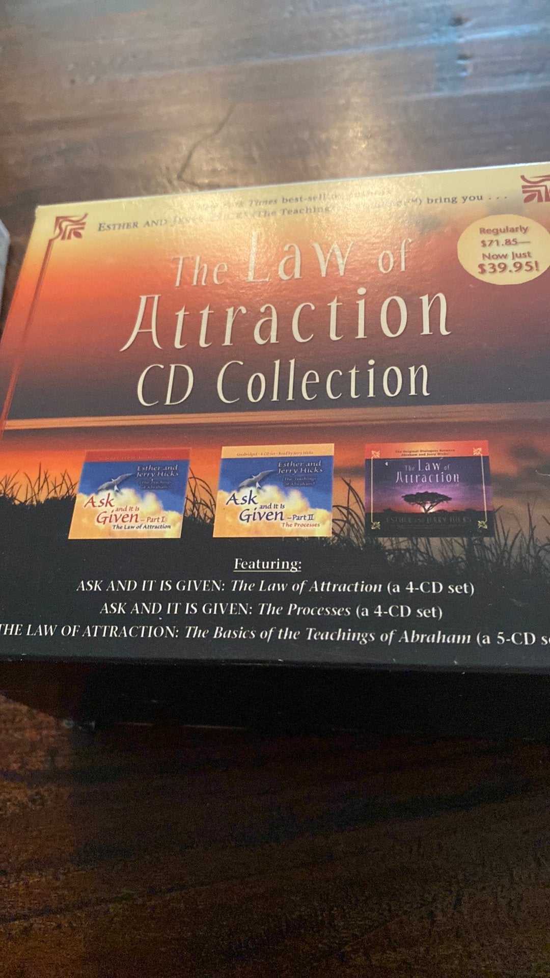 The law of attraction -4 cd boxen audio cd’s + 4 dubbel dvds, Ophalen of Verzenden, Zo goed als nieuw