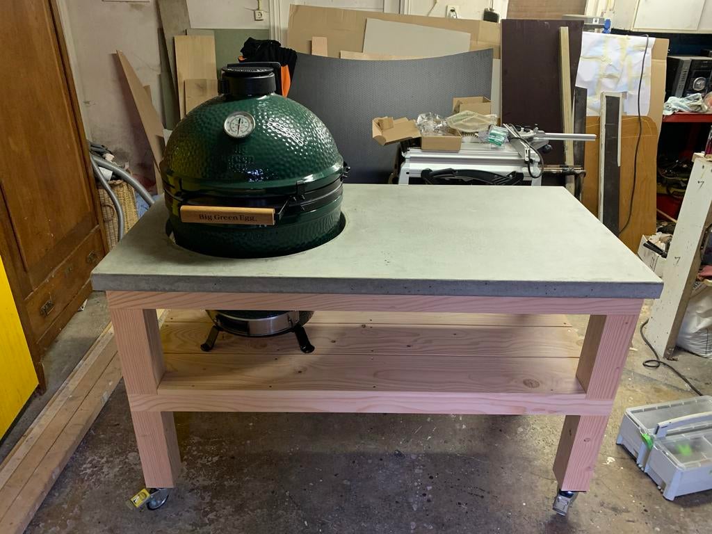 Buitenkeuken/BBQ tafel op maat gemaakt, Ophalen, Nieuw, Houtskool, Vrijstaand