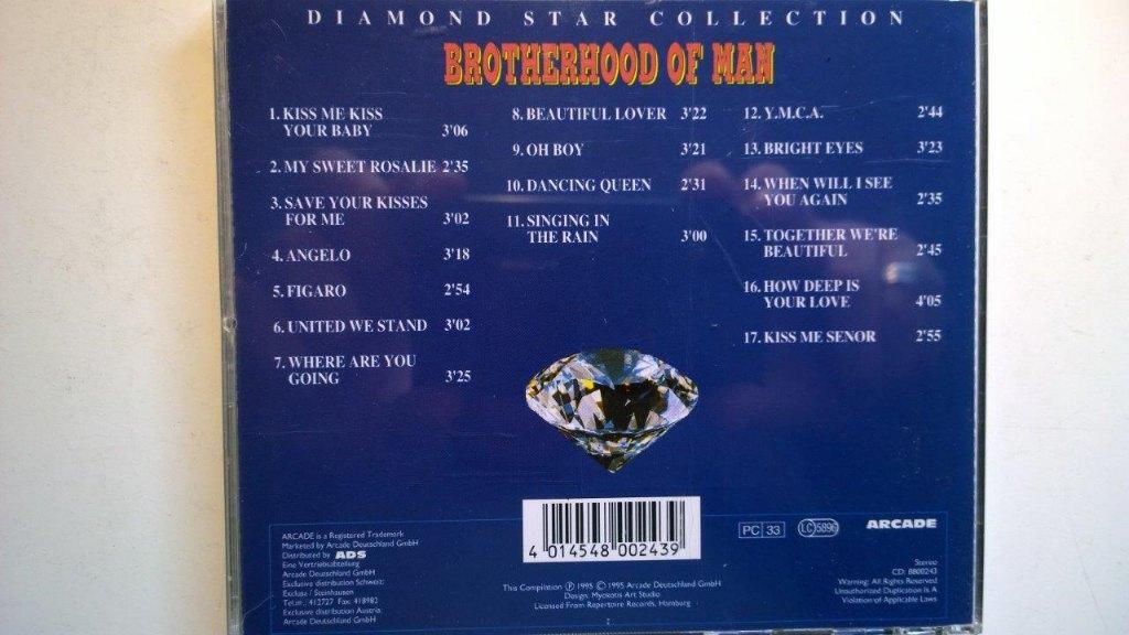 Brotherhood Of Man - Diamond Star Collection, Ophalen of Verzenden, Zo goed als nieuw