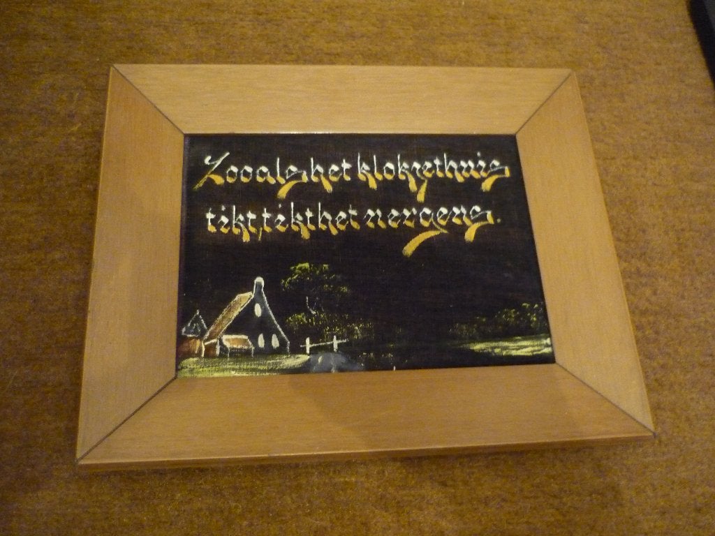 stoffen  schilderij, Ophalen of Verzenden