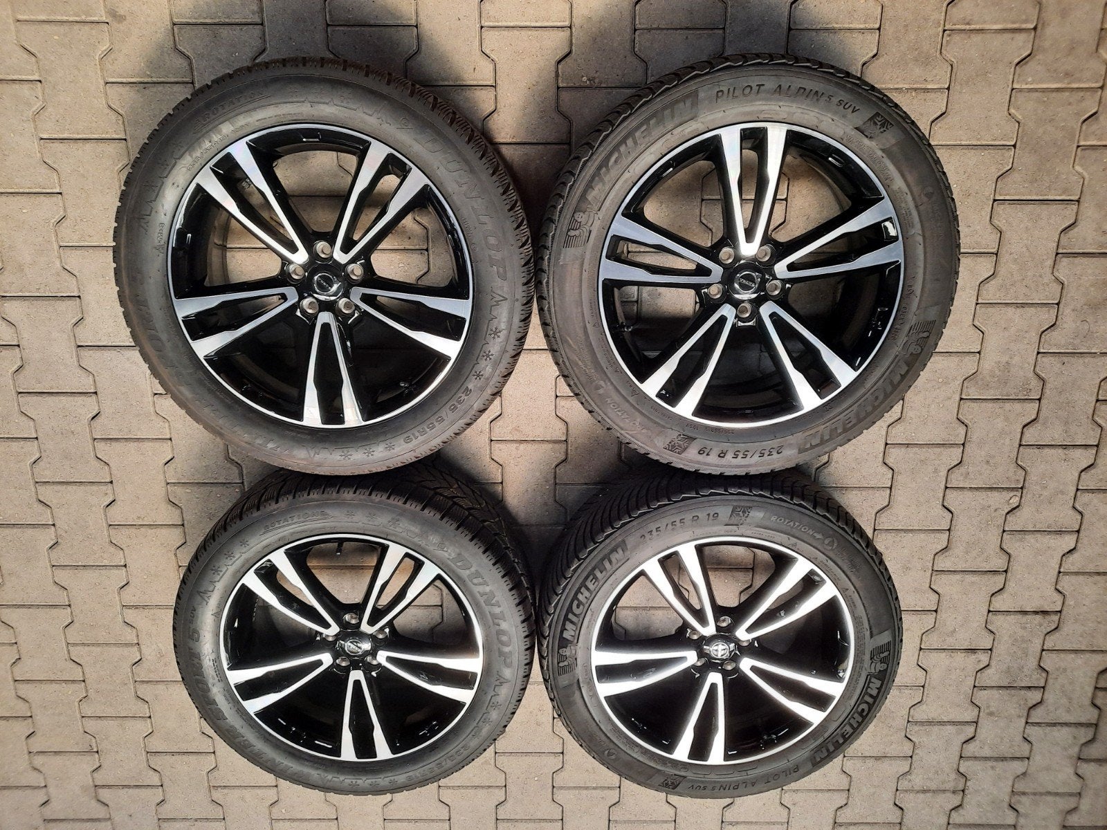 19 inch velgen 5×108 OEM VOLVO XC60 XC40 FORD KUGA WINTERSET, Auto-onderdelen, Banden en Velgen, 19 inch, Gebruikt, Banden en Velgen
