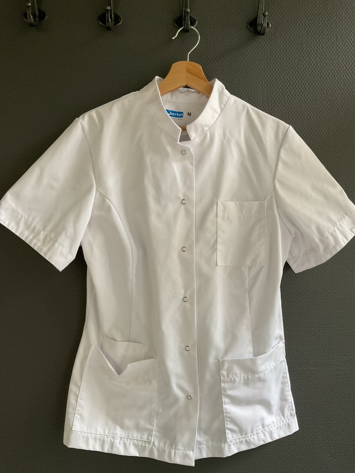 Witte uniformjas/zorgjas, merk de Berkel Maat M, Ophalen of Verzenden, Zo goed als nieuw