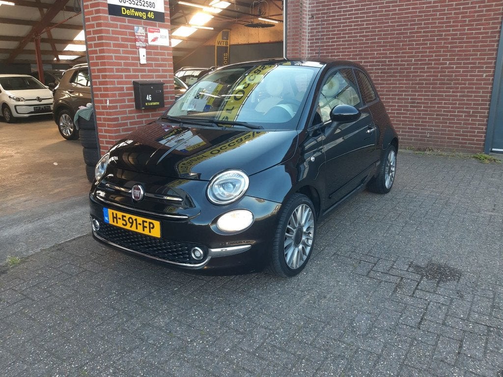 Fiat 500 1.2 S, Panorama dak, Airco, Blue Tooth Dealer o.h.,, Auto's, Voorwielaandrijving, Stof, Gebruikt, 4 cilinders