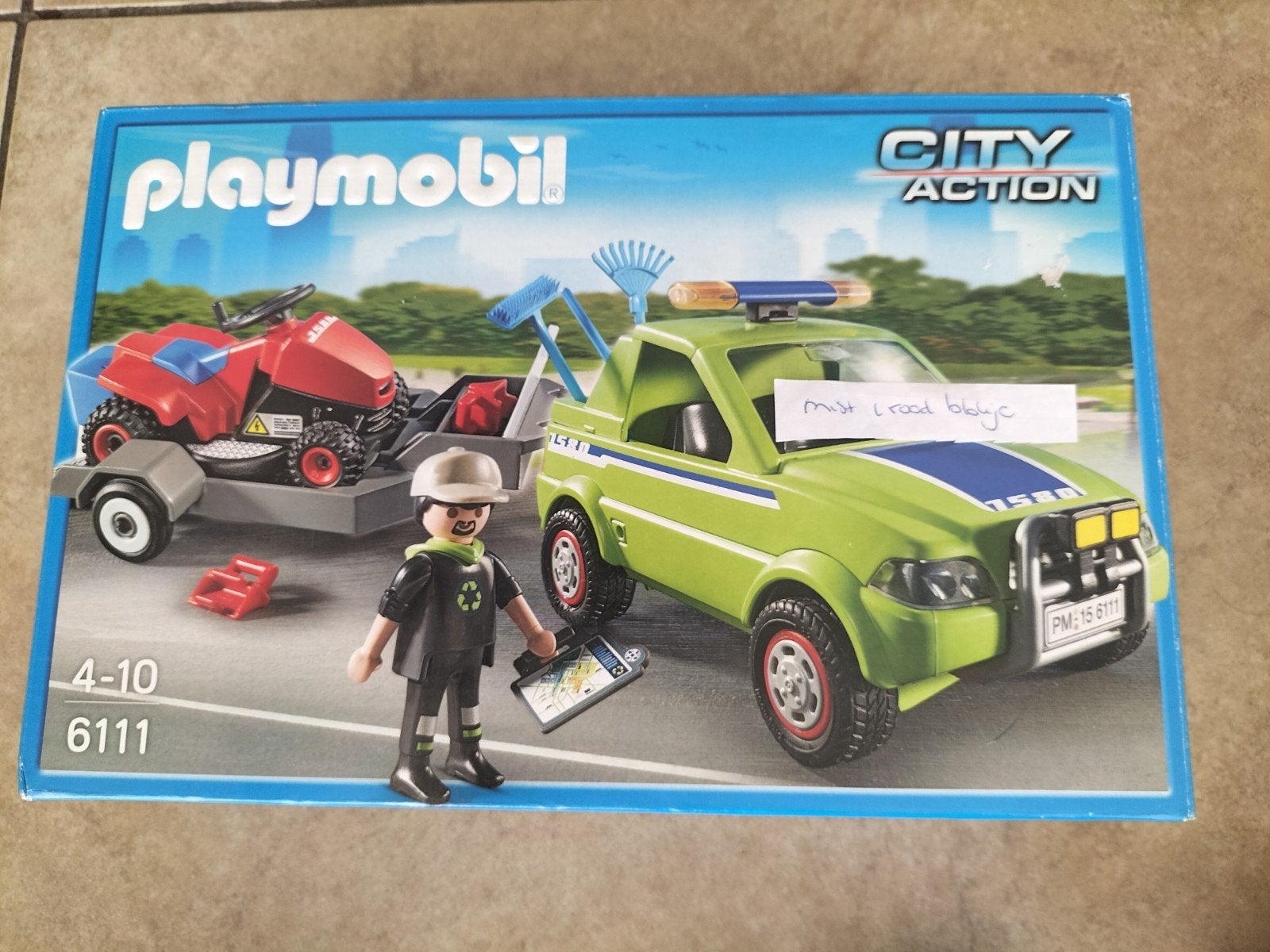 Playmobil City Action 6111: Groenvoorziening met maaier, Ophalen, Jongen of Meisje