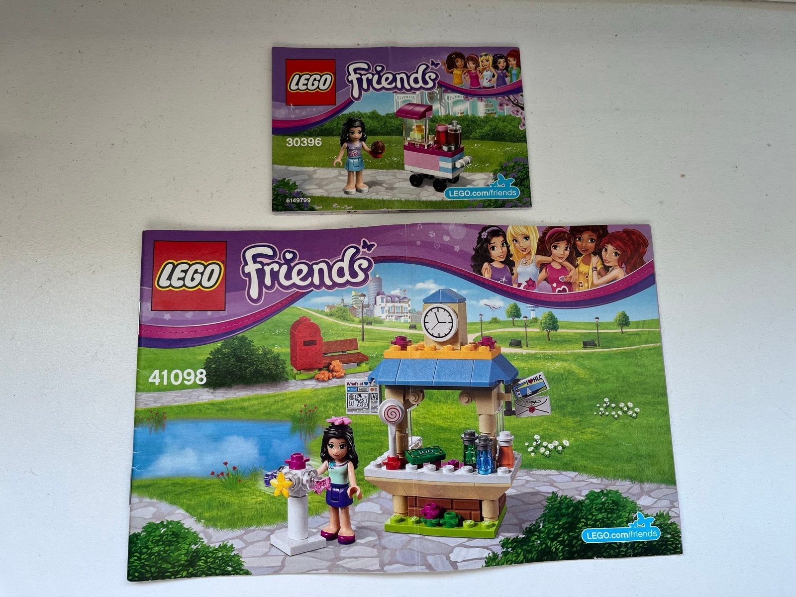 Lego Friends Emma's Toeristenkiosk en Cupcake Kraam, Ophalen, Gebruikt, Lego, Friends