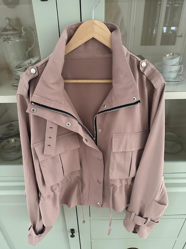 Jasje jas oud roze maat XL XXl zgan, Ophalen of Verzenden, Zo goed als nieuw, Maat 46/48 (XL) of groter, Roze