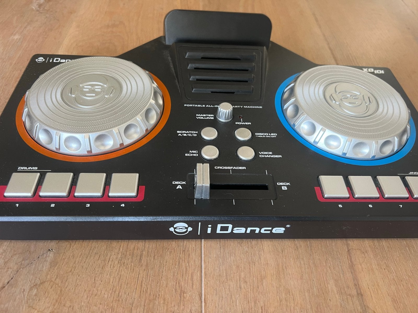 iDance XD101 Karaoke + DJ Party Machine - Als nieuw!, Ophalen of Verzenden, Zo goed als nieuw, Complete set