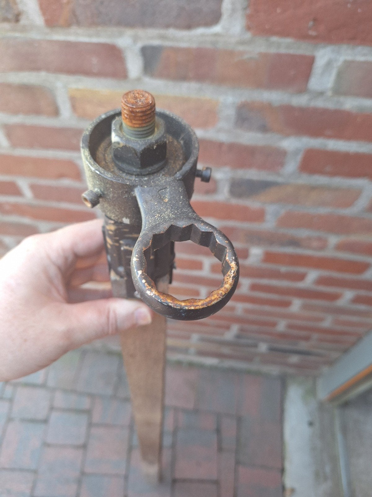Honden/ katten ring met paal, Dieren en Toebehoren, Ophalen, Zo goed als nieuw