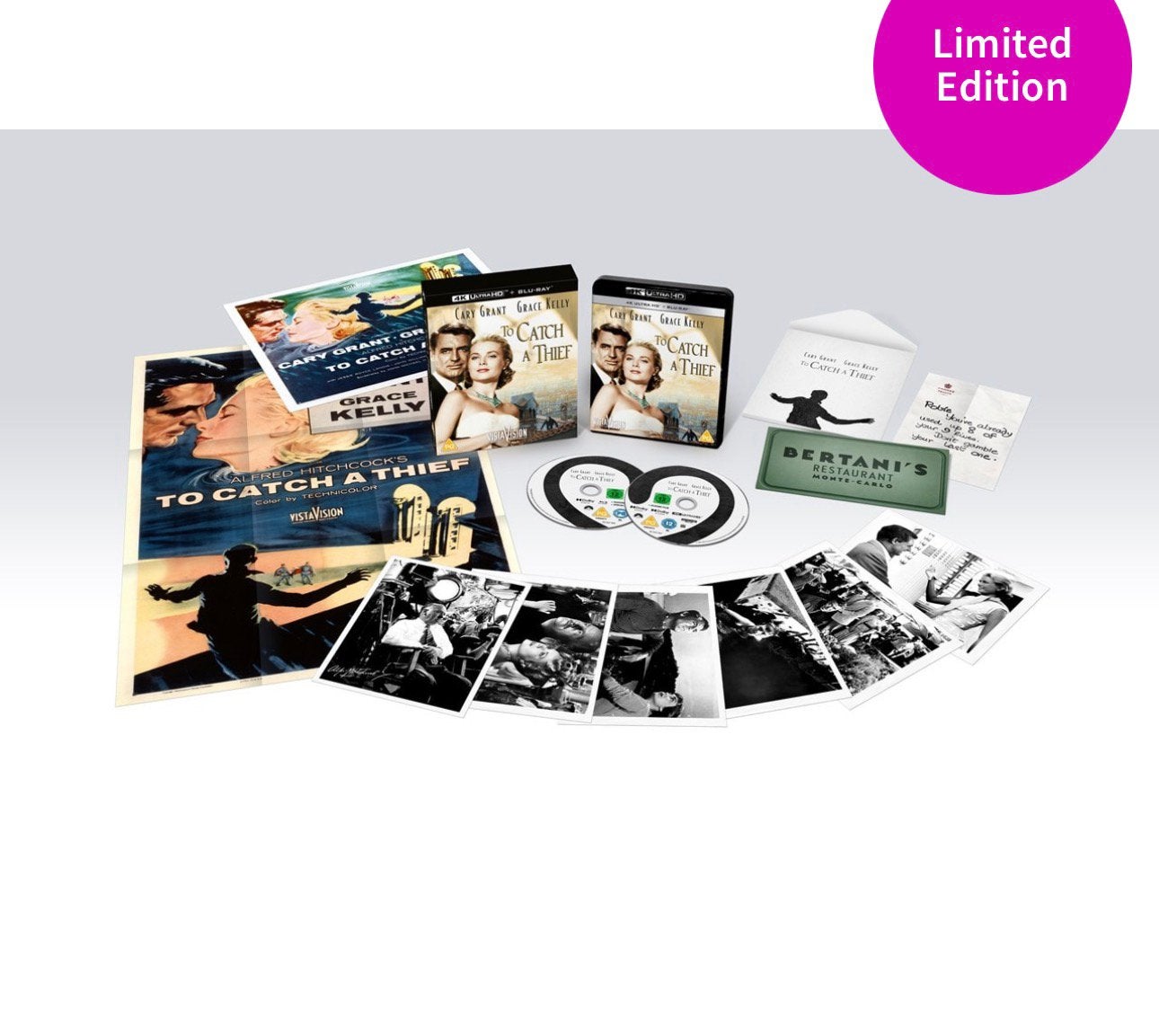To catch a thief, bluray&4k special edition Alfred Hitchcock, Ophalen of Verzenden, Zo goed als nieuw