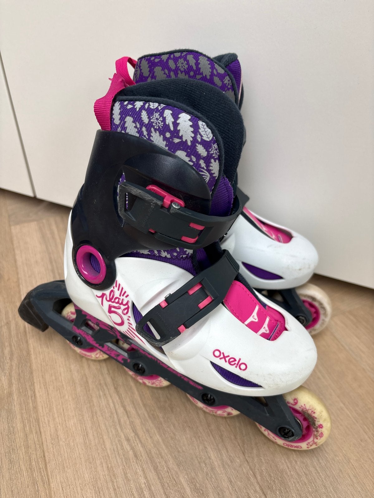 Oxelo Play 5 verstelbare inline skates - Maat 28-30, Kinderen, Inline skates 4 wielen, Ophalen, Overige merken