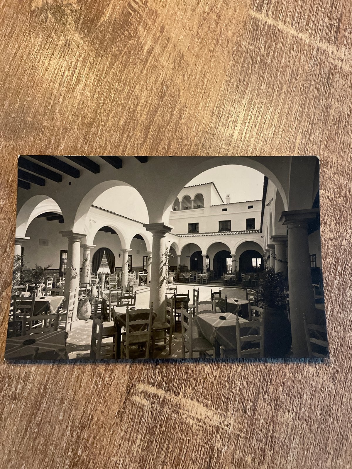 Oude ansichtkaart Patio Andaluz "El Relicario" Lloret de Mar, Ophalen of Verzenden, 1960 tot 1980, Gelopen, Spanje