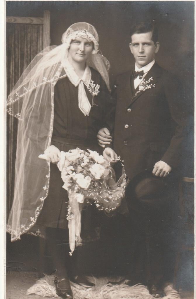 fotokaart  -  koppel, Verzenden, Voor 1940, Zo goed als nieuw