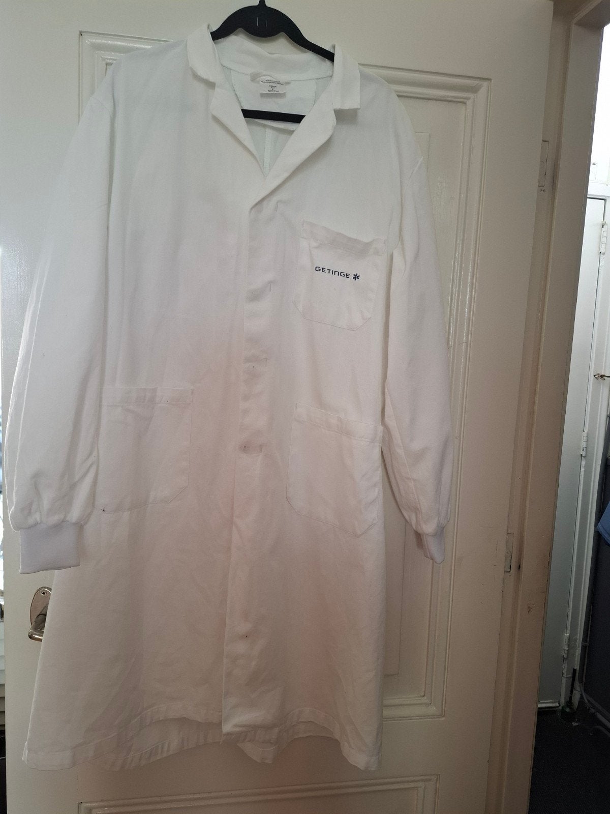 labjas (jas voor in laboratorium) Getinge model Finn L, Ophalen of Verzenden, Gedragen, Getinge