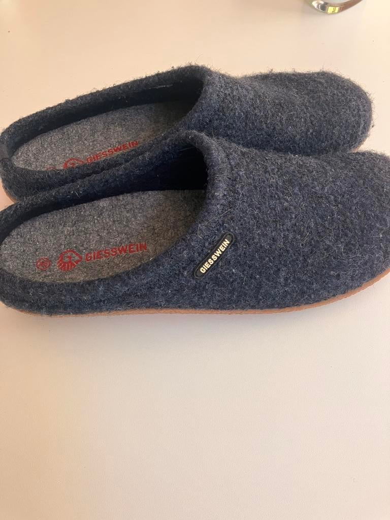 Giesswein sloffen, ocean blue maat 46, Ophalen of Verzenden, Zo goed als nieuw, Blauw