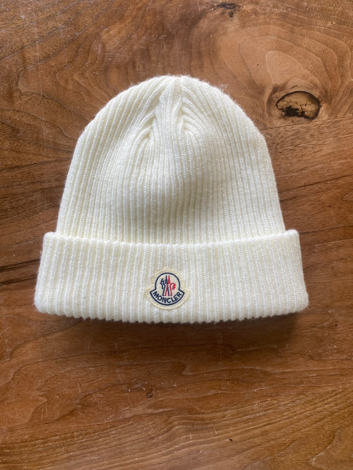 Moncler muts, Kleding | Heren, Mutsen, Sjaals en Handschoenen, Verzenden, Zo goed als nieuw, Overige maten, Muts