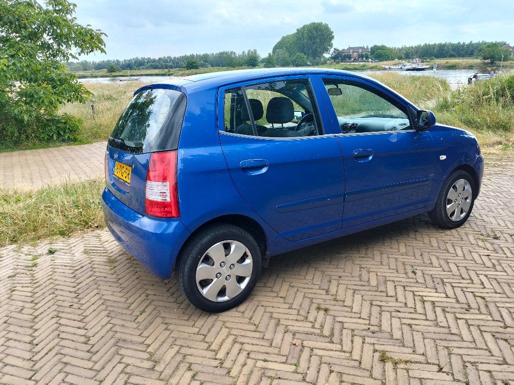 Kia Picanto 1.0 2004 Blauw, Voorwielaandrijving, Stof, 836 kg, 31 €/maand