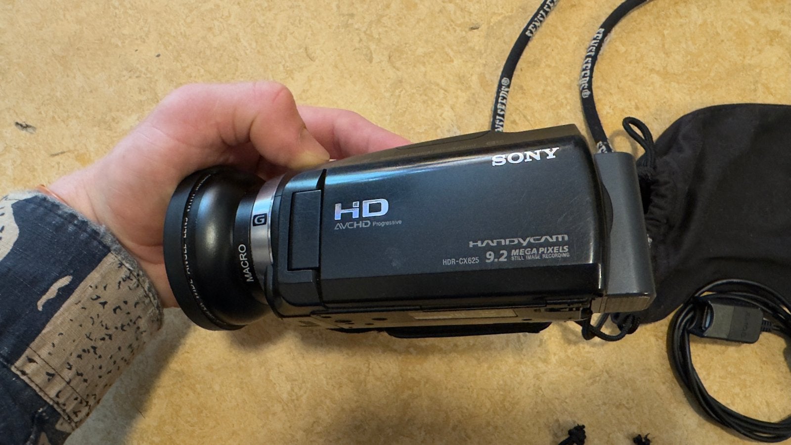 Sony HDR-CX625 Handycam Full HD Camcorder met accessoires, Full HD, 20x of meer, Overige soorten, Ophalen of Verzenden