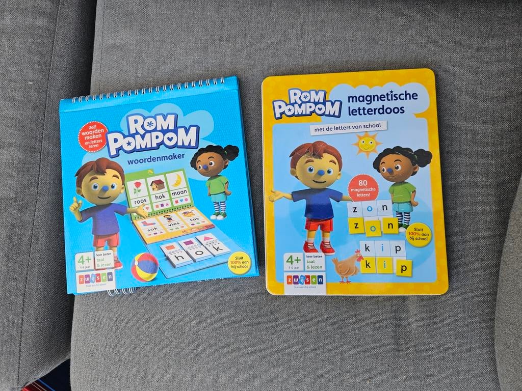 Magnetische letterdoos en woordenmaker, Ophalen