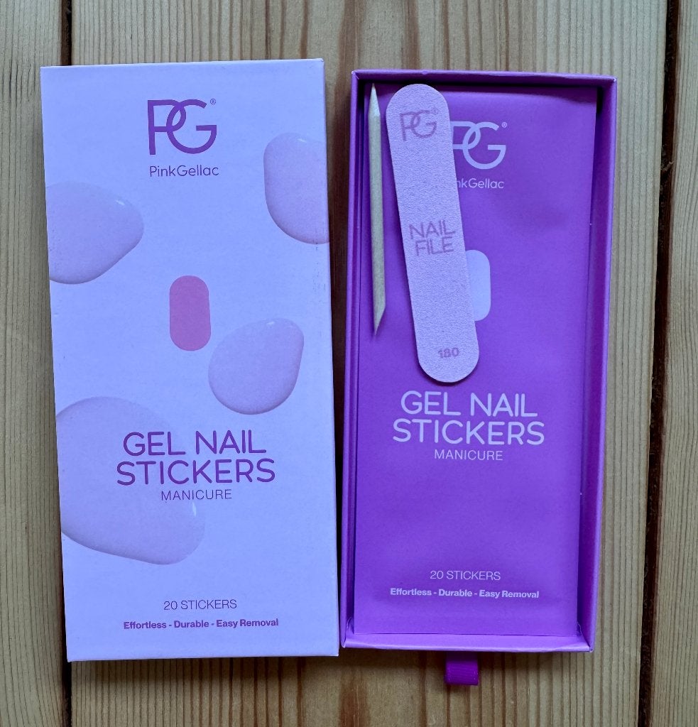 Pink Gellac Stickers - Poppy Pink (045) / Roze - Nieuw, Nieuw, Ophalen of Verzenden, Handen en Nagels, Make-up