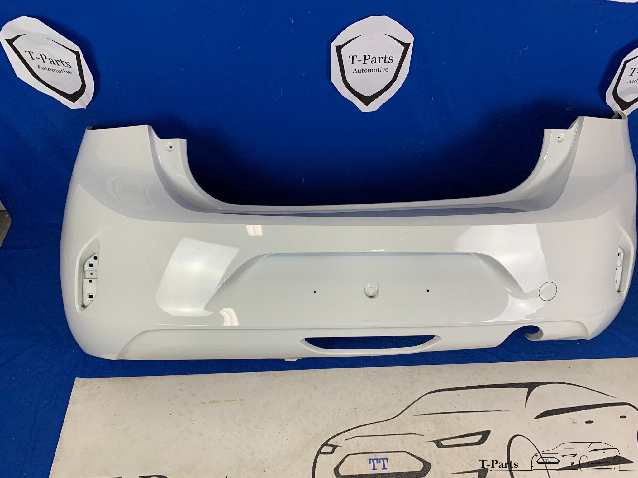 Opel corsa F achterbumper bumper, Gebruikt, Opel Automobile GmbH, Ophalen of Verzenden, Kontakt@opel-infoservice.de