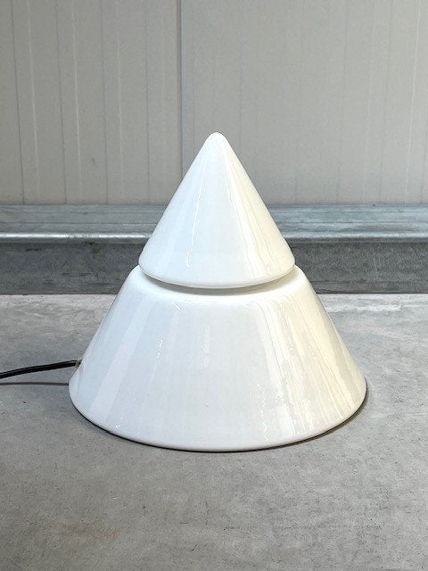 RAAK Kilimanjaro tafellamp Sergio Asti vintage design lamp, Met schakelaar, Wit, Overige merken, Gebruikt