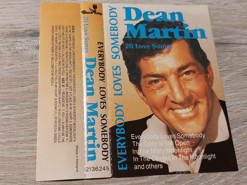 DEAN MARTIN - EVERYBODY LOVES SOMEBODY - 20 LOVE SONGS (MC), 1 bandje, Ophalen of Verzenden, Zo goed als nieuw, Origineel