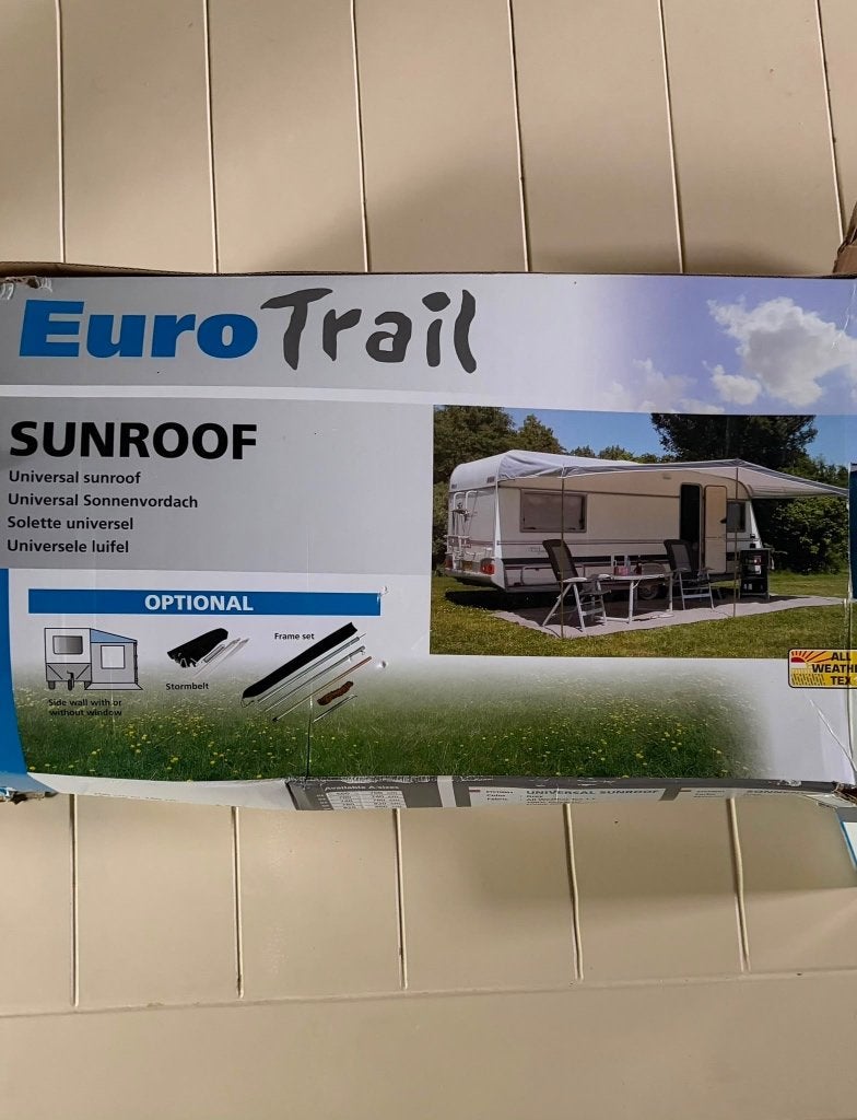 Caravan luifel, Caravans en Kamperen, Caravan accessoires, Ophalen of Verzenden, Zo goed als nieuw
