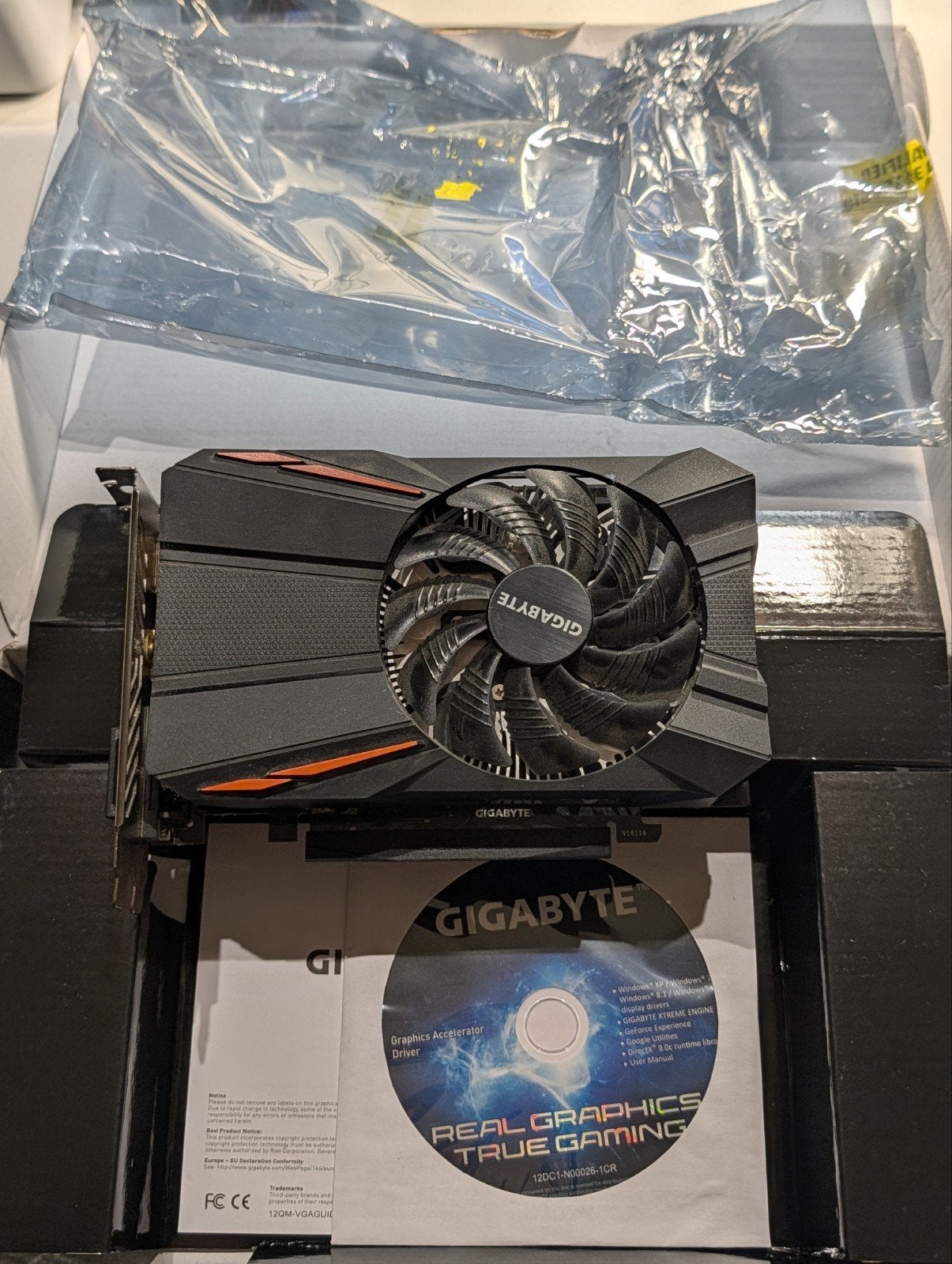 Gigabyte GTX 1050 2GB - Inclusief doos, Computers en Software, Videokaarten, Ophalen of Verzenden, Gebruikt, GDDR5, Nvidia