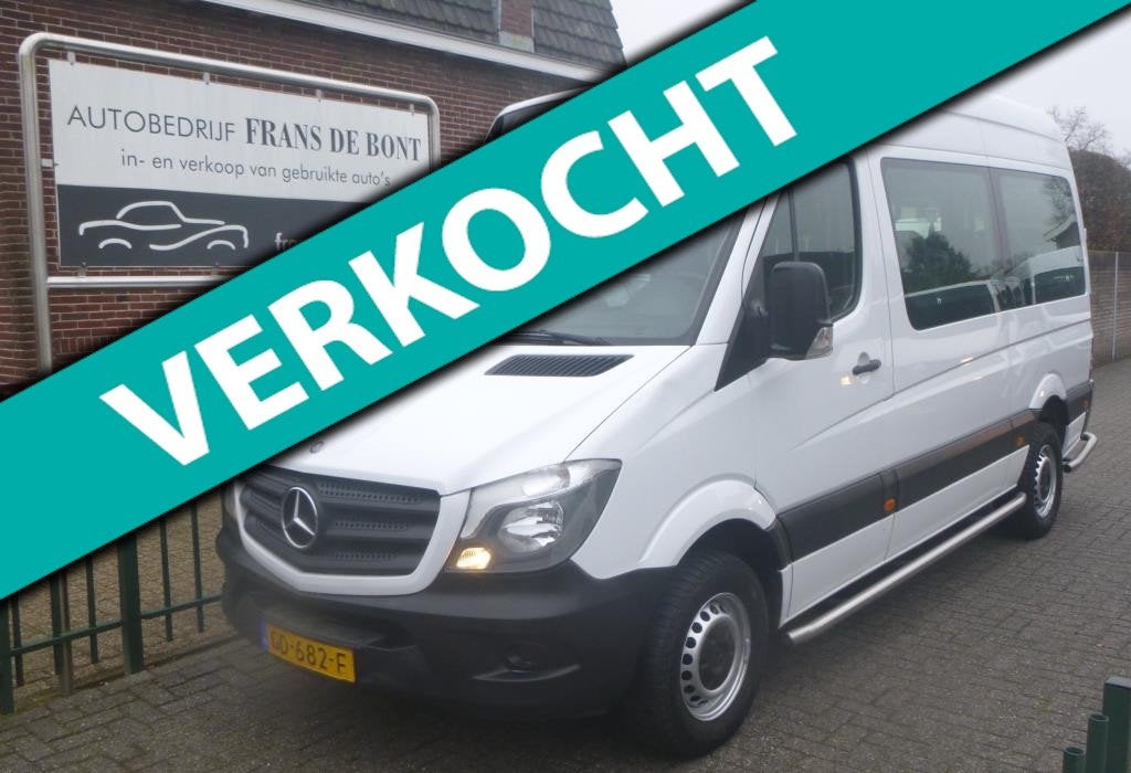 Mercedes-Benz Sprinter 313 2.2 CDI 366 AIRCO E6 € 7500 EX, Auto's, Mercedes-Benz, Automaat, Gebruikt, 7 stoelen, Wit