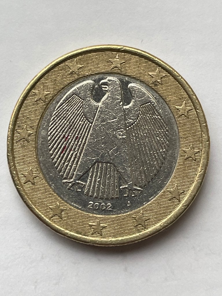 Duitsland 1 euro van 2002, Postzegels en Munten, Munten | Europa | Euromunten, Ophalen of Verzenden, Duitsland, 1 euro, Losse munt