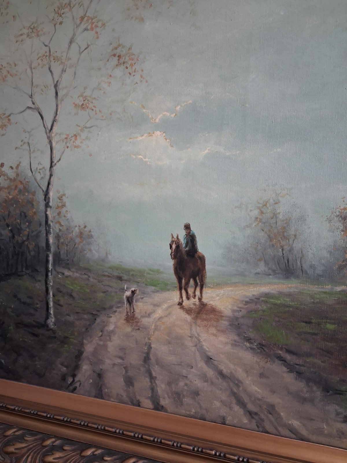 Landelijk/Tafereel/Olieverf/Hozee/ 1927, Ophalen