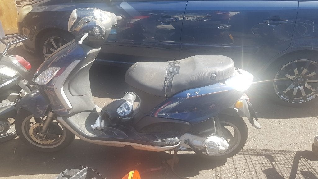 Piaggio Fly 2009 Brom Blauw 4takt, Fietsen en Brommers, Ophalen, Gebruikt, Overige modellen, Maximaal 45 km/u